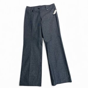 * simply French size 10 Classic Gray Women's Trousers dark blue straight leg